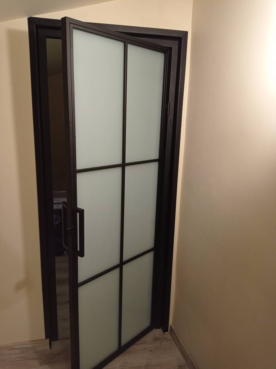 Drzwi Steelglass matowe
